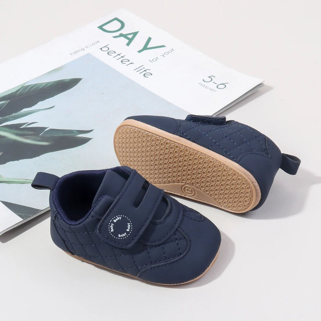 Spring And Autumn Baby Boys And Girls First Walking Toddler Shoes With PU Leather and TPR Sole - Kenner House Emporium