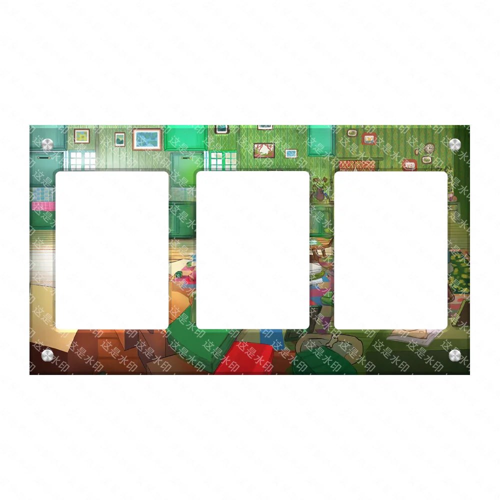 Pokemon Anime Classics Game Collection Display Stand Charizard Mewtwo Latias Self Made Acrylic Extended Painting Stuck Brick - Kenner House Emporium