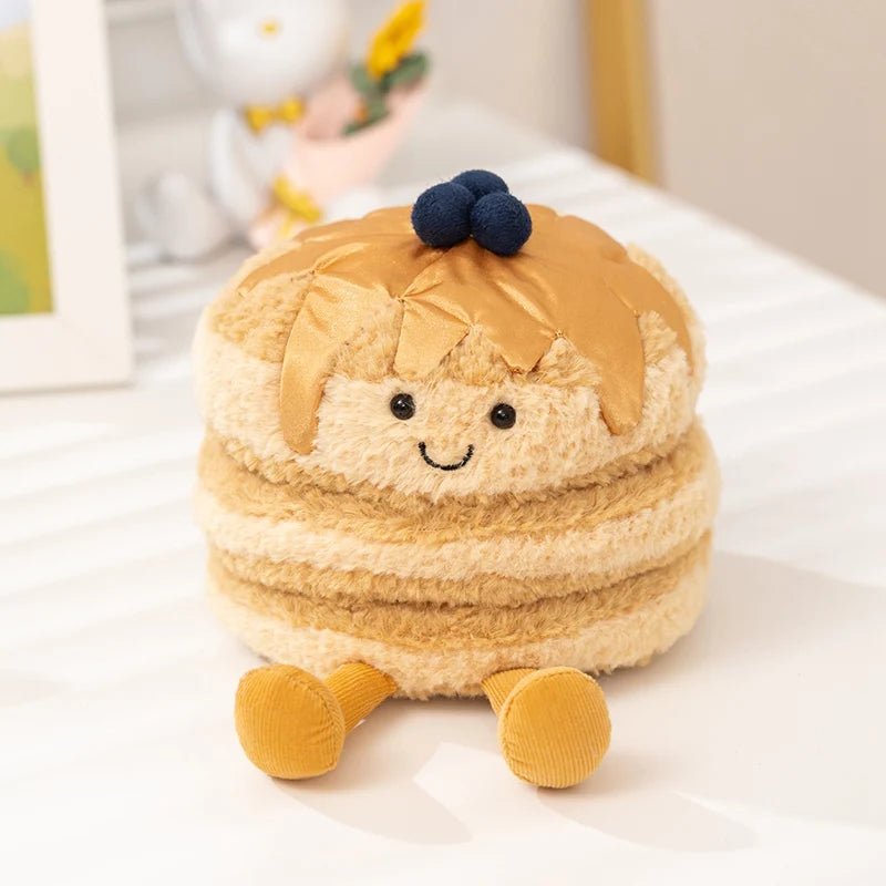 Kawaii Smile Cake Plush Toys Soft Stuffed Dessert Dolls with Candle Cherry Birthday Xmas Gift For Kids Cuddly Home Party Decor - Kenner House Emporium