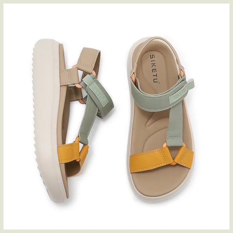 Sandals for Women's 2026 Summer New Lightweight Sandals for Casual Sports Comfort Thick Bottom Large Platform Womens Shoes - Kenner House Emporium