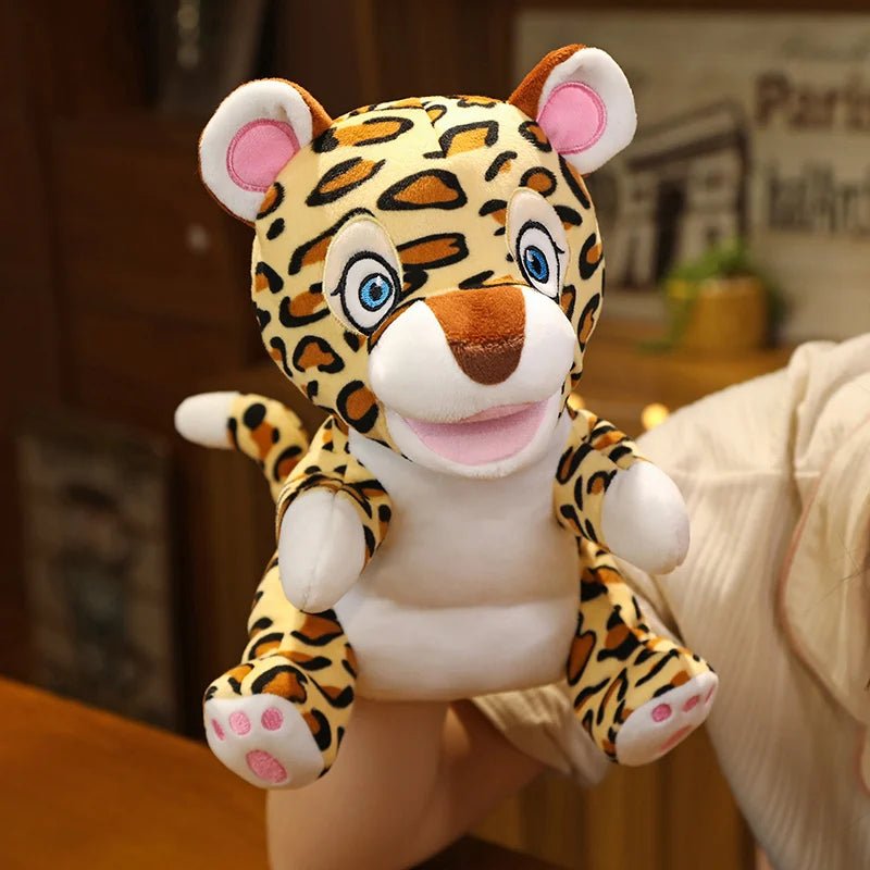 Stuffed Plush Animals Toys Hand Finger Puppet Kawaii Dolls Educational Baby Toys Learning & Education Monkey Tiger Children Gift - Kenner House Emporium