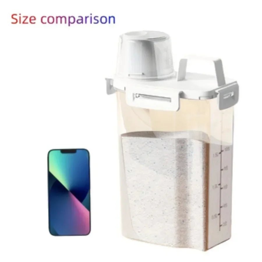 2.5L Covered Moisture - proof Sealed Storage Container - Used for Grain, Nut, Flour, Rice Food Storage Boxes - Kenner House Emporium