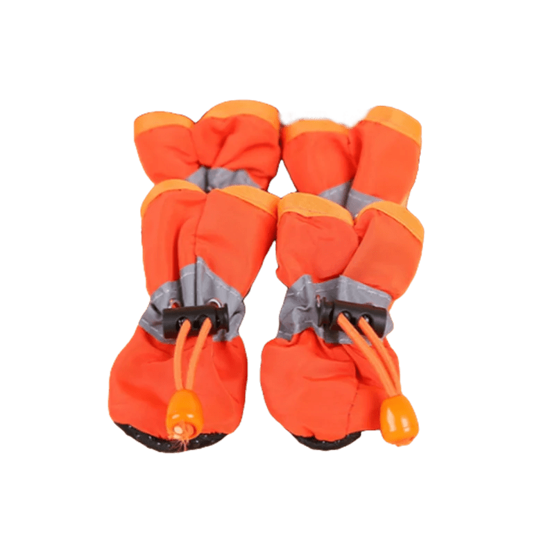 4pcs/set Waterproof Pet Dog Shoes Anti - slip Rain Boots Footwear for Small Cats Dogs Puppy Dog Pet Booties Pet Paw Accessories - Kenner House Emporium