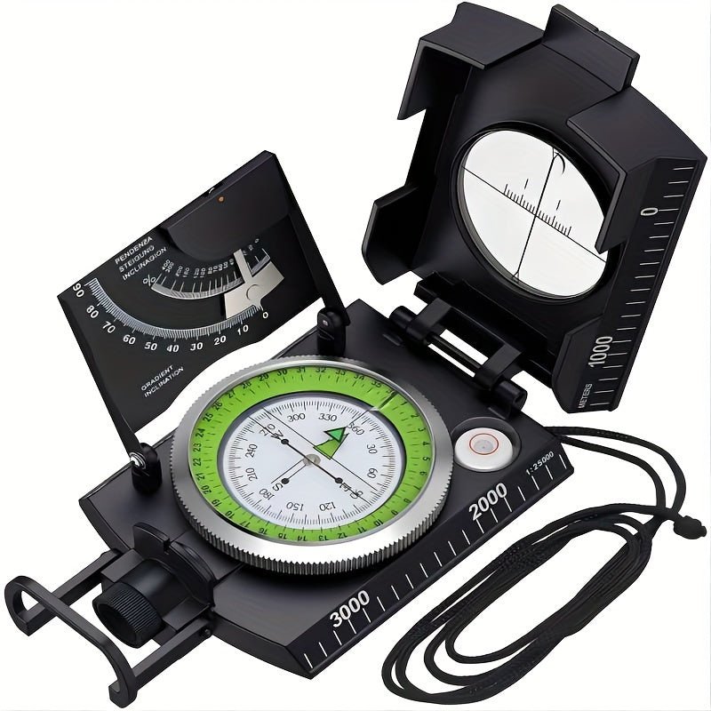 Multifunctional Luminous Dial Waterproof Anti - fog Accurate Compass For Hiking Camp - Kenner House Emporium