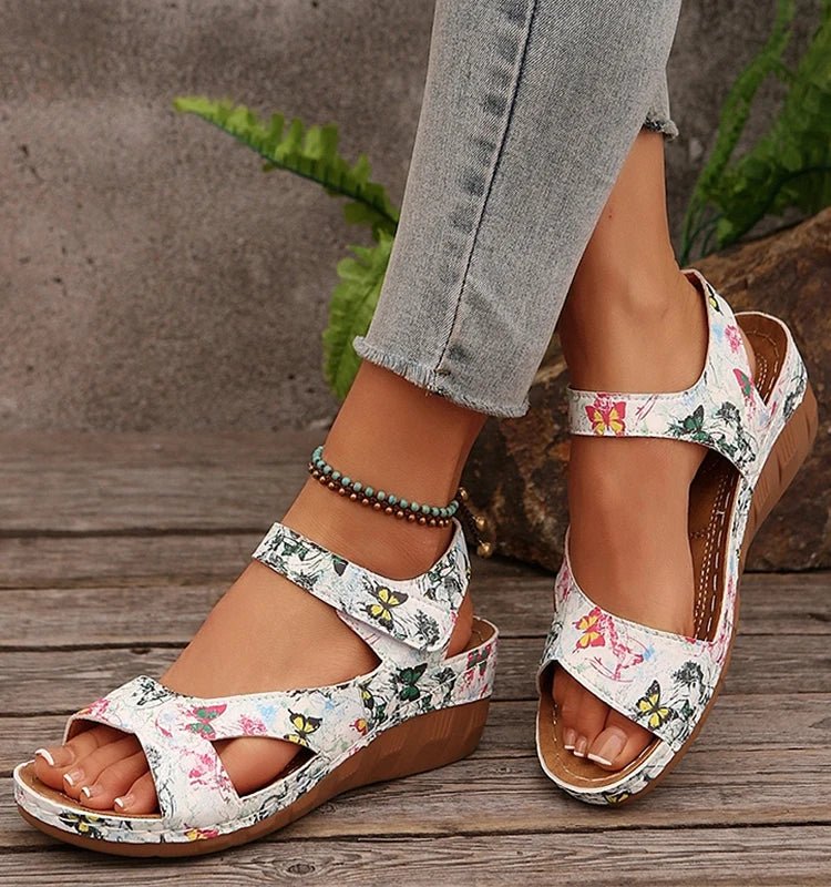 Sandals Women Summer 2026 Wedge Breathable Shoes Woman Outdoor Casual Elegant Women's Sandals Non - Slip Retro Ladies Shoes ﻿ - Kenner House Emporium
