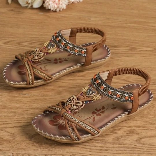 Women's Sandals Bohemian Sandals Outdoor Soft Sole Beach Sandals Platform Lightweight Women Casual Shoes Flat Plus Size Sandal - Kenner House Emporium