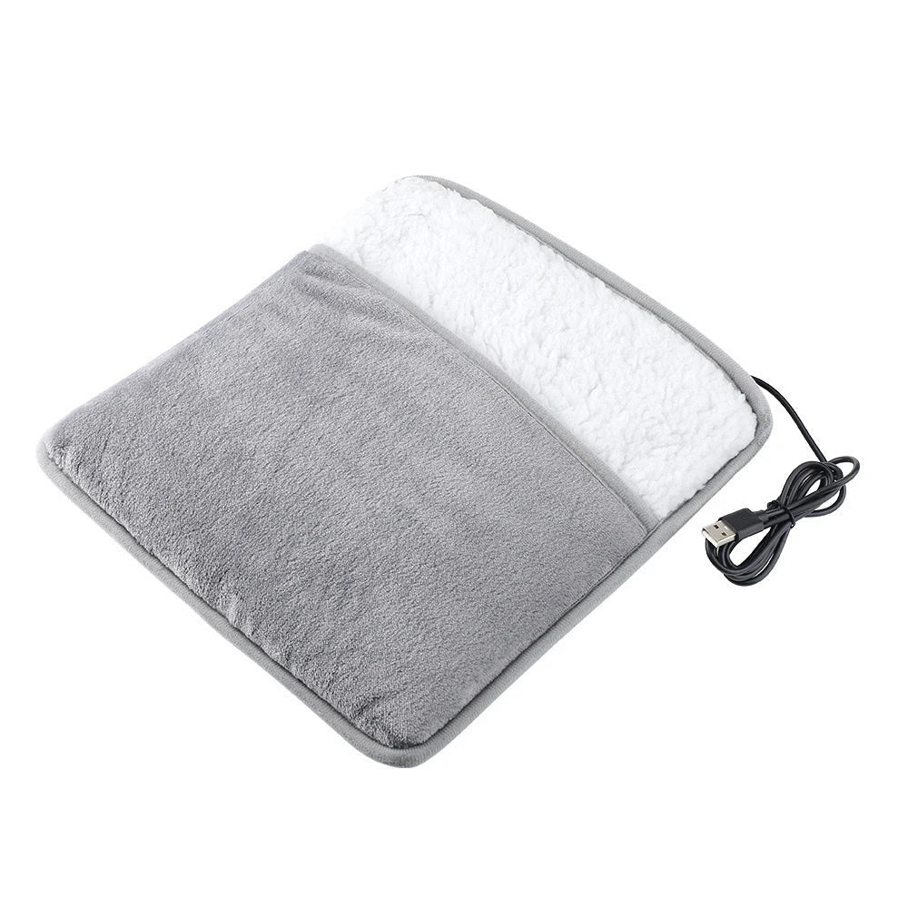 Foot Warmer Winter Electric Foot Heating Pad Soft Flannel Washable Foot Warmer Constant Temperature Heating Foot Warming Mat - Kenner House Emporium