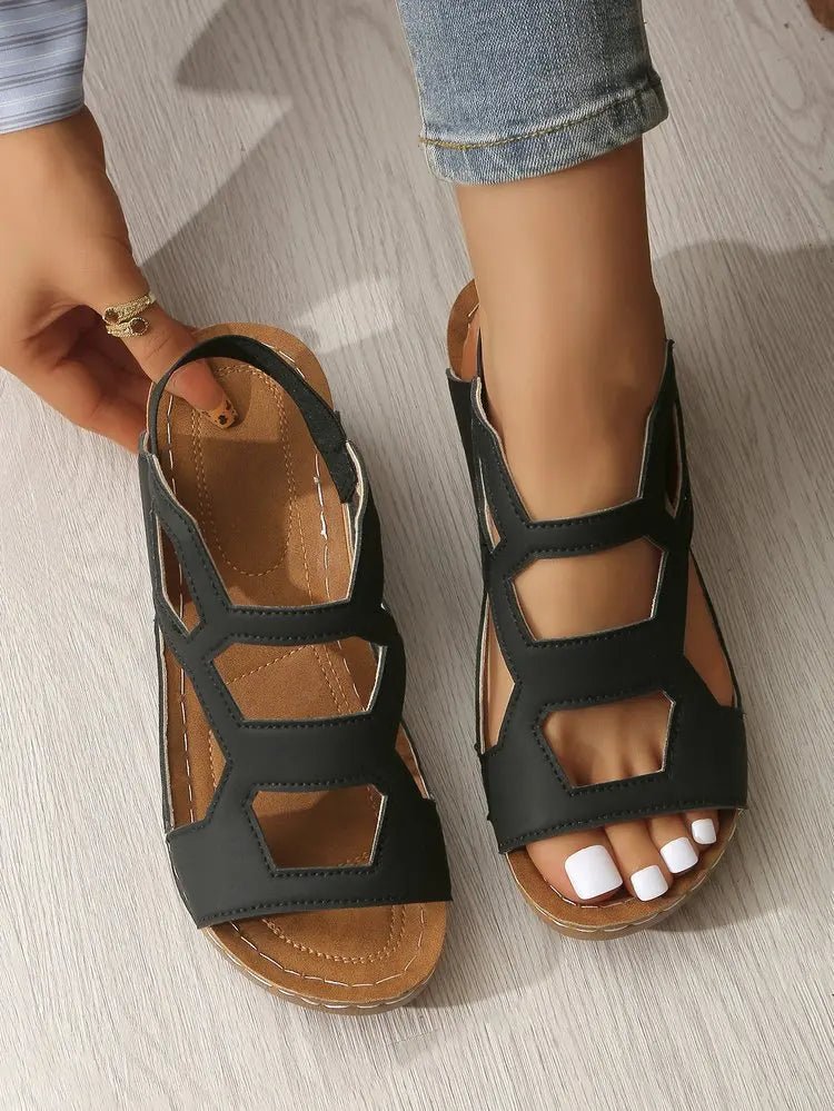 Women Sandals 2026 New Summer Beach Sandals Women Casual Wedges Footwear Summer Shoes Soft Heeled Sandals Woman - Kenner House Emporium