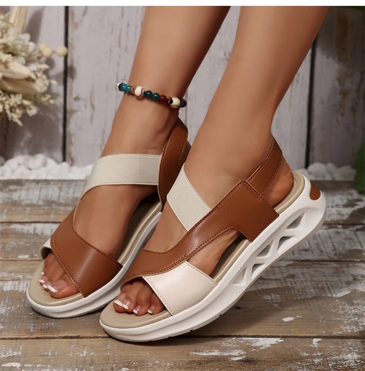 Women's Sandals Casual Summer Women Sandals Soft Heels Sandalias De Mujer 2025 New Summer Shoes Woman Mix Color Footwear Female - Kenner House Emporium