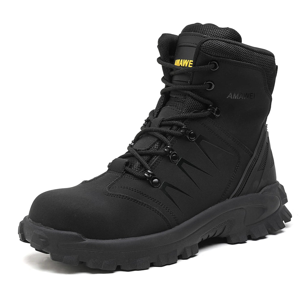 Steel Toe Safety Shoes Men's High Quality Industrial Work Boots Man Work Protection for the Feet Work Wear Free Shipping - Kenner House Emporium