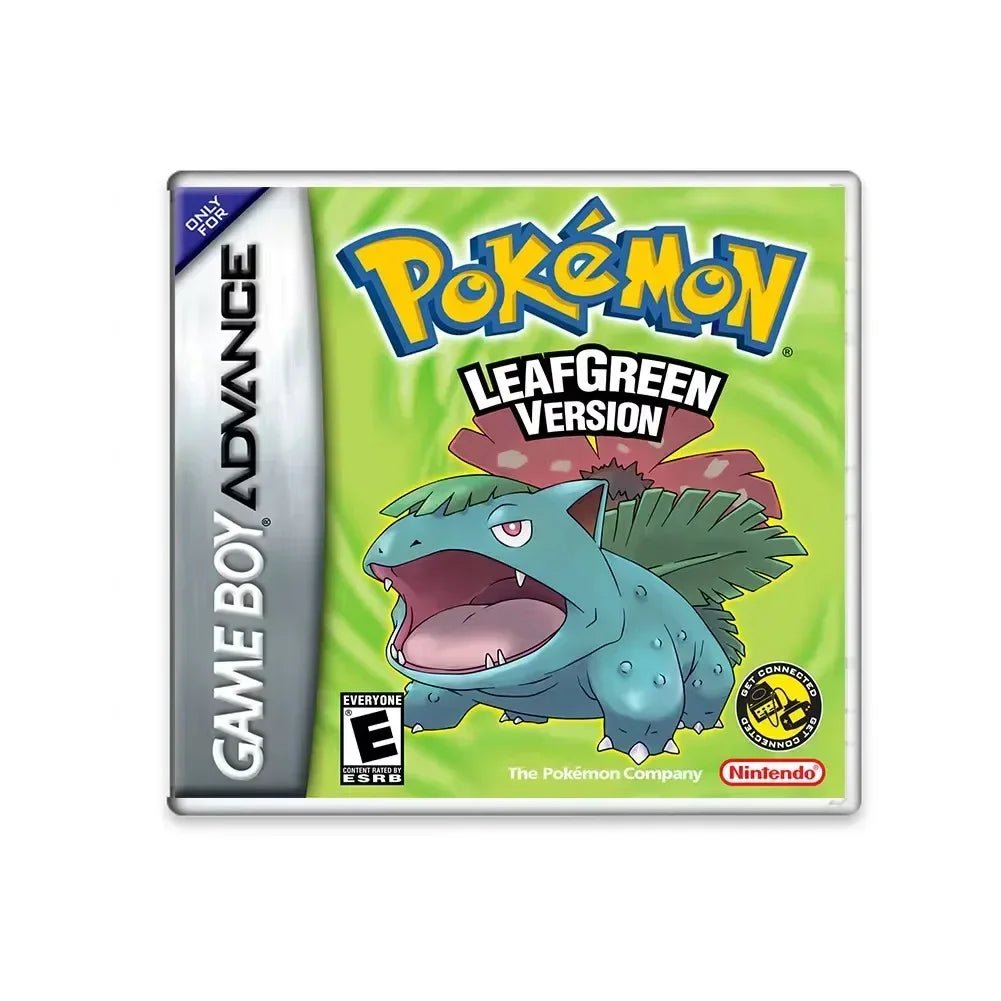 NEW Pokemon Series Emerald FireRed Leafgreen Ruby Sapphire 5 Versions GBA Game in Box for 32 Bit Video Game Cartridge No Manual - Kenner House Emporium