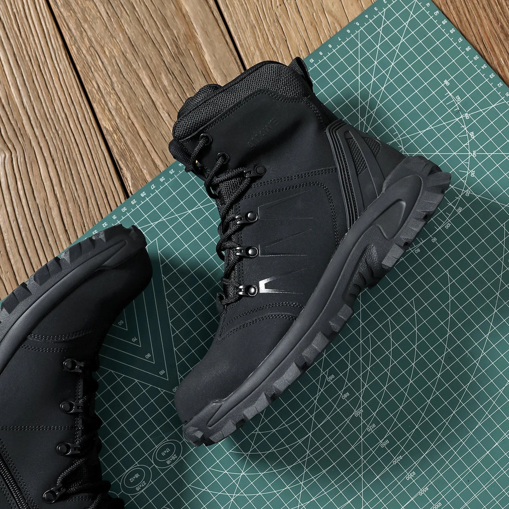 Steel Toe Safety Shoes Men's High Quality Industrial Work Boots Man Work Protection for the Feet Work Wear Free Shipping - Kenner House Emporium