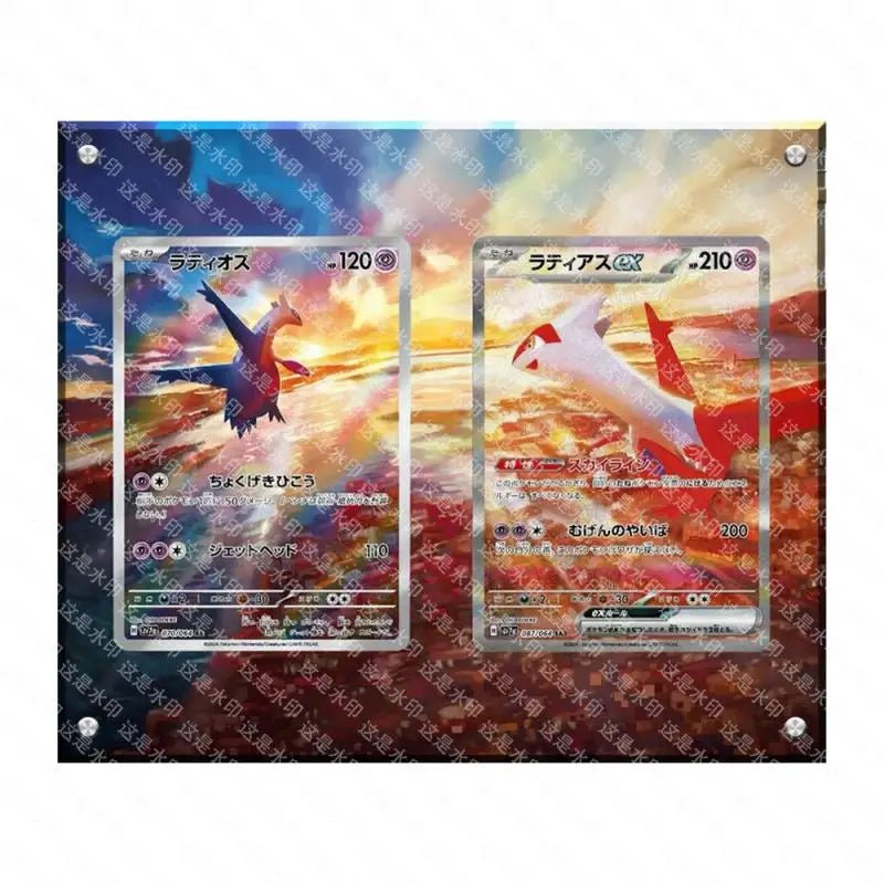 Pokemon Anime Classics Game Collection Display Stand Charizard Mewtwo Latias Self Made Acrylic Extended Painting Stuck Brick - Kenner House Emporium