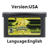 Pokemon Series GBA Game Cartridge 32 Bit Video Game Console Card Red Chapter Cursed Moemon FireRed Emerald for GBA NDS - Kenner House Emporium
