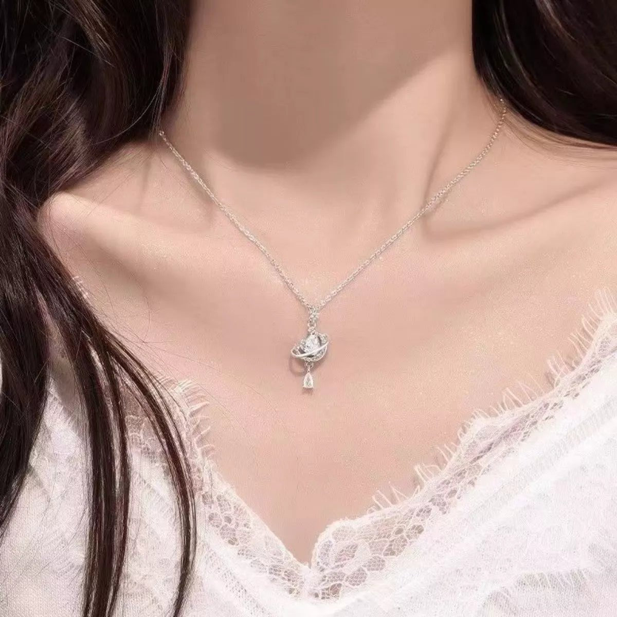 Planet Heart Pendant Necklace - Kenner House Emporium