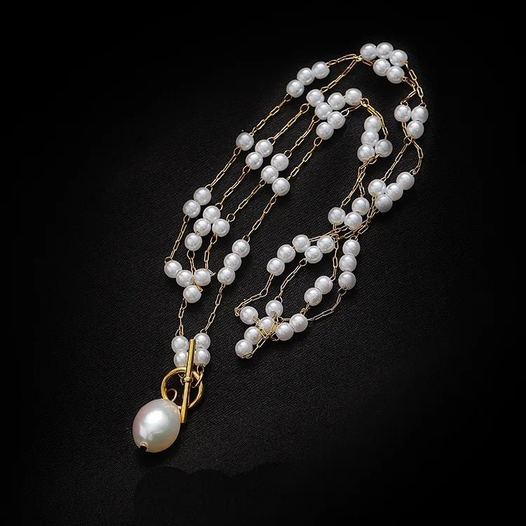 New Arrival Natural Baroque Freshwater Pearl 14K Gold Filled Female Necklace Jewelry For Women Spring Gifts Never Fade - Kenner House Emporium