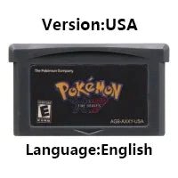 Pokemon Series GBA Game Cartridge 32 Bit Video Game Console Card Red Chapter Cursed Moemon FireRed Emerald for GBA NDS - Kenner House Emporium