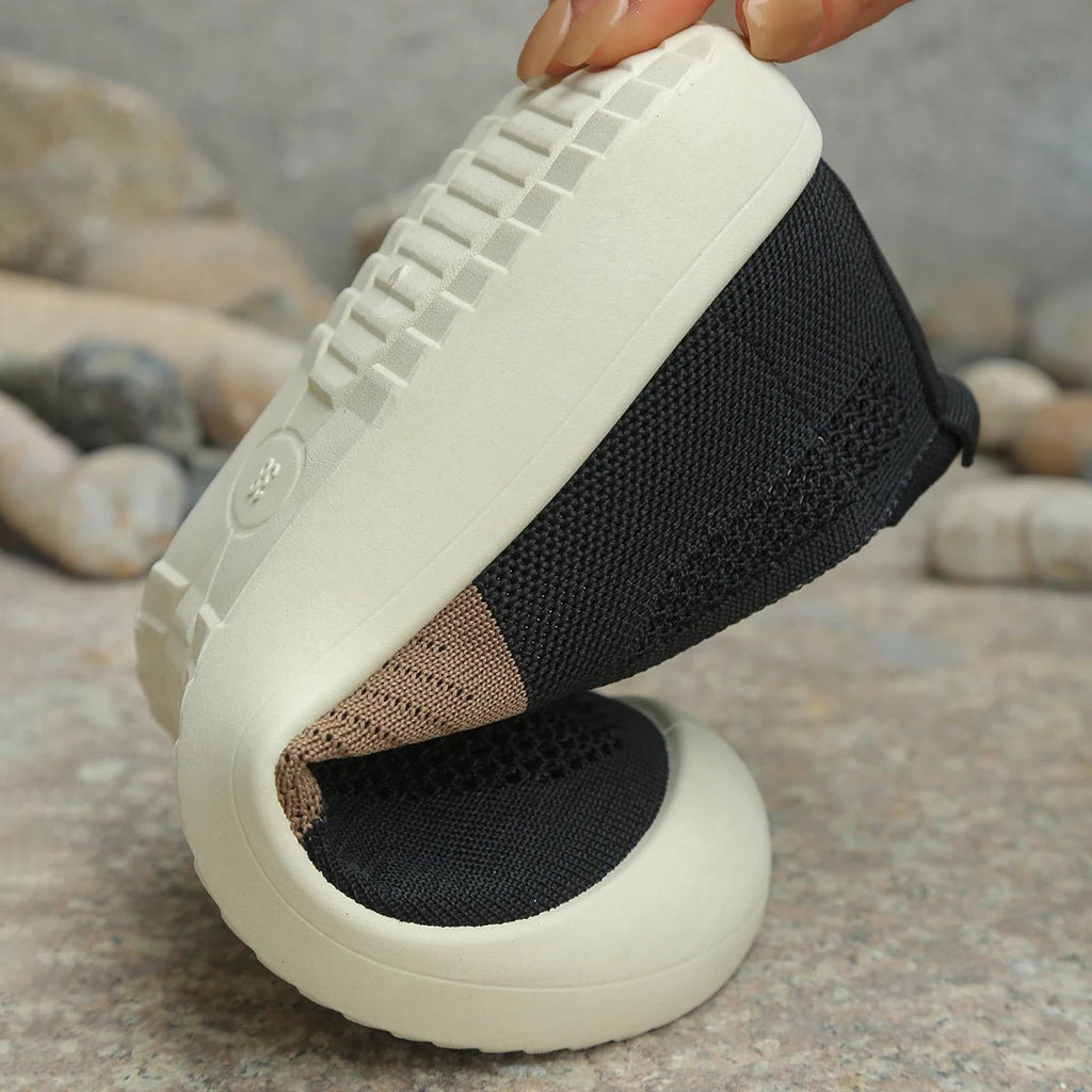 Women's shoes summer 2026 Single Shoes Dual - Tone Breathable Design Petite Fragrance Style Comfortable Footwear shoes woman - Kenner House Emporium