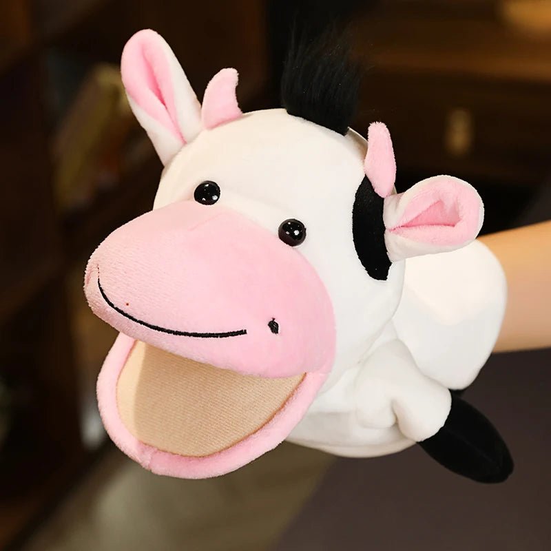 Stuffed Plush Animals Toys Hand Finger Puppet Kawaii Dolls Educational Baby Toys Learning & Education Monkey Tiger Children Gift - Kenner House Emporium