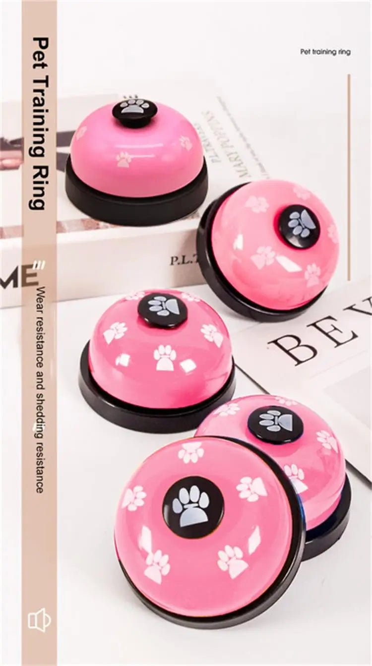 1pc Pet Toy Training Dinner Small Bell Footprint Dog Toys for Teddy Puppy Pet Call Puppy Accessories Pet Toys - Kenner House Emporium