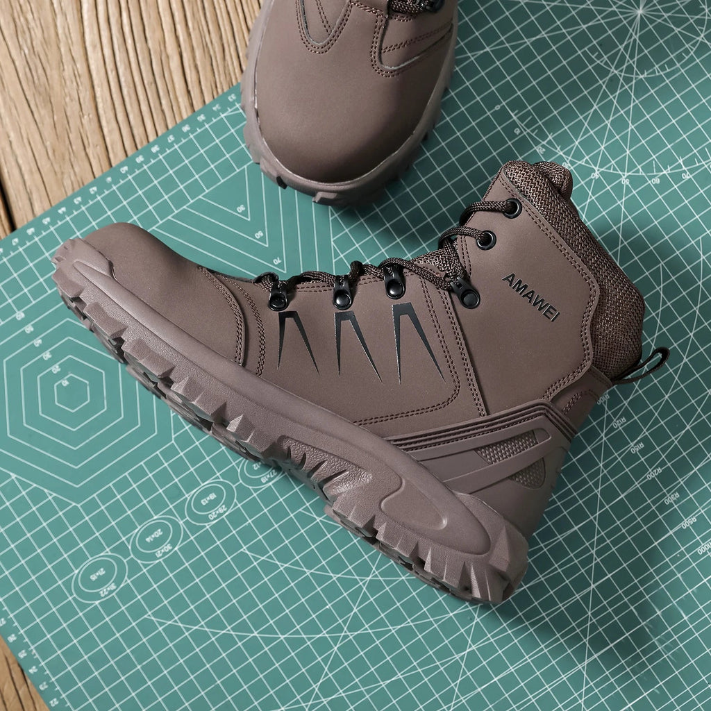 Steel Toe Safety Shoes Men's High Quality Industrial Work Boots Man Work Protection for the Feet Work Wear Free Shipping - Kenner House Emporium