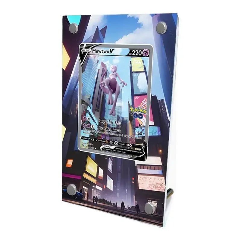 Pokemon Self - Made Acrylic Cartoon Anime Peripheral Articuno Mewtwo Charizard Gengar Wobbuffet Psyduck Kingdra Card Display Stand - Kenner House Emporium