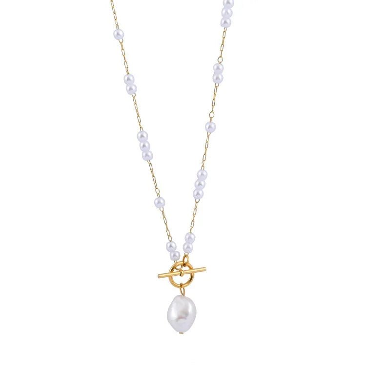 New Arrival Natural Baroque Freshwater Pearl 14K Gold Filled Female Necklace Jewelry For Women Spring Gifts Never Fade - Kenner House Emporium