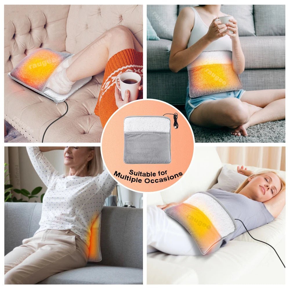 Foot Warmer Winter Electric Foot Heating Pad Soft Flannel Washable Foot Warmer Constant Temperature Heating Foot Warming Mat - Kenner House Emporium