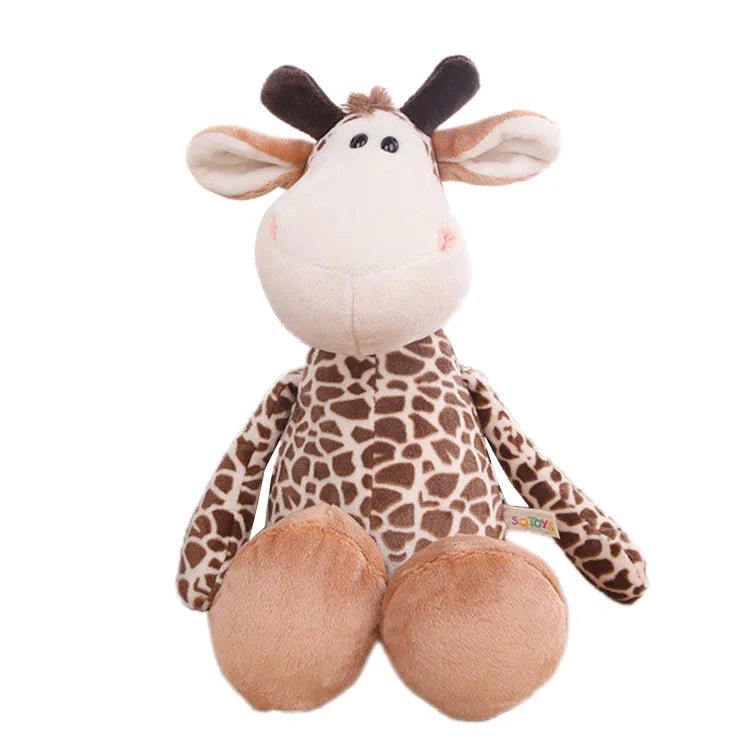 Stuffed Plush Animals Toys Soft Dolls Jungle Lion Elephant Tiger Dog Fox Monkey Deer Children Gift Kawaii Baby Kids Hobbie Toys - Kenner House Emporium