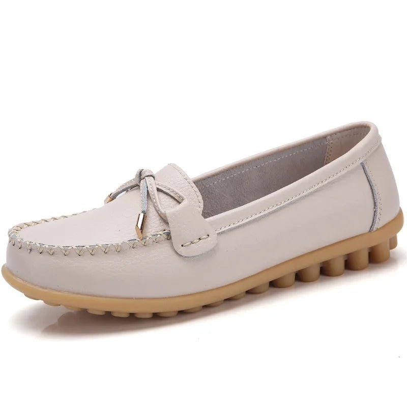 New Woman Flats Shoes Ballet Flat Sneakers Genuine Leather Spring Soft Moccasins Ladies Boat Ballerina Espadrilles Creepers - Kenner House Emporium