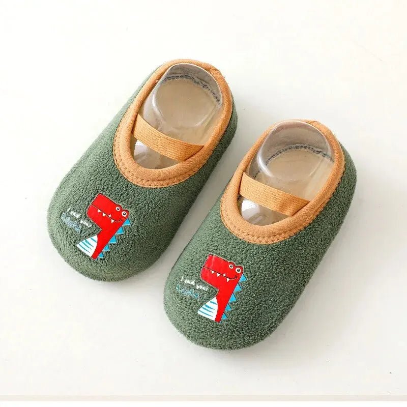 Baby Anti - slip Socks Newborn Warm Crib Floor Shoes with Rubber Sole for Children Boy Toddler Foot Girl Infant Cute Kids Slippers - Kenner House Emporium