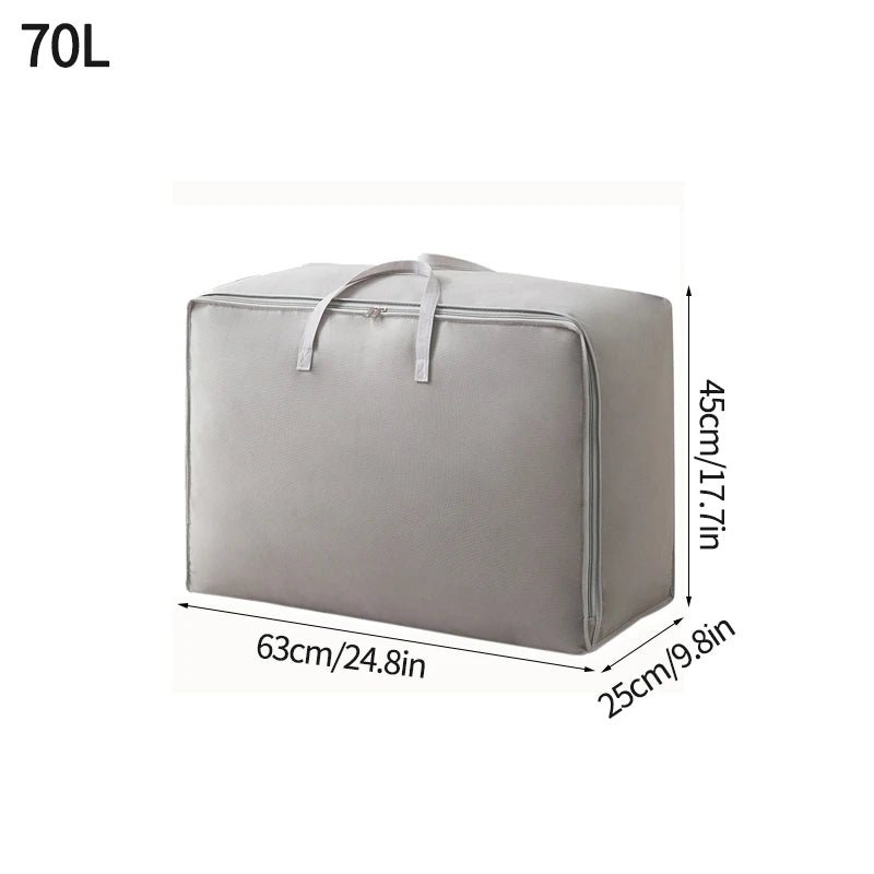 Large Capacity Clothes Storage Bag Waterproof Cabinet Wardrobe Organizer Quilt Pillow Blanket Organizer Dustproof Bedding Storag - Kenner House Emporium