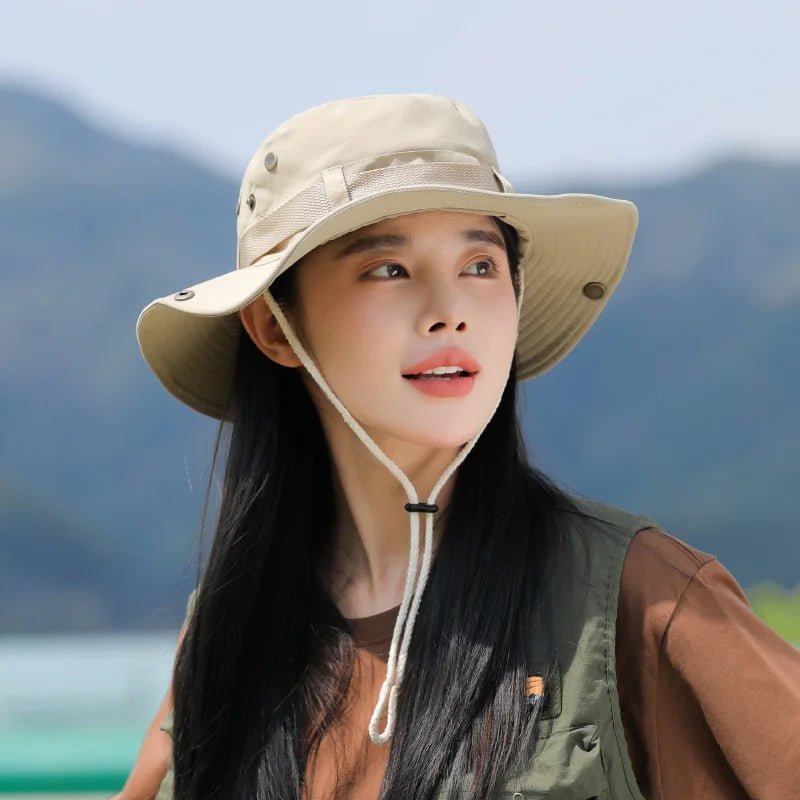 Women Bucket Hat Spring Summer Hats For Women Men Outdoor Sunshade Camping Climbing Sunscreen Bob Cap Foldable Sun Hat New - Kenner House Emporium