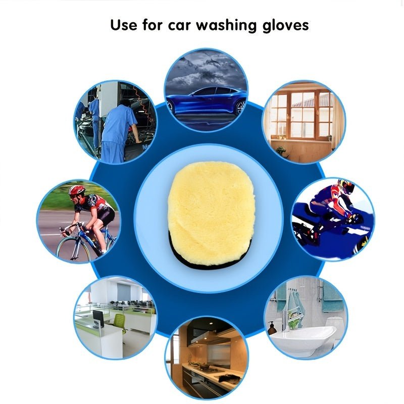 Car Brush Cleaner Soft Gloves 5.91*9.45inch Car Cleaning - Kenner House Emporium