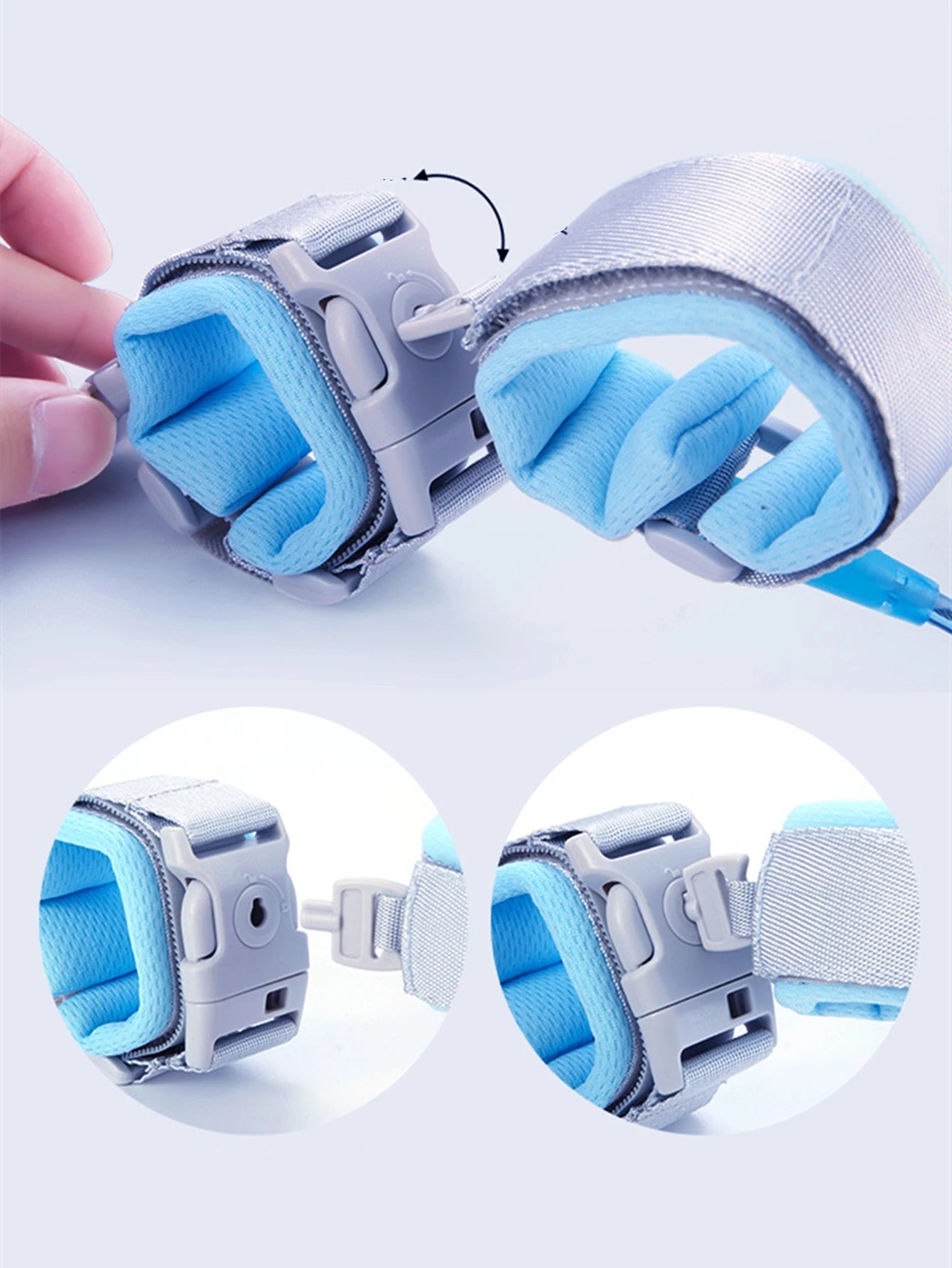 Infants and young children's loss prevention belt traction rope Baby loss prevention bracelet 2m spring rope Walking baby safety - Kenner House Emporium