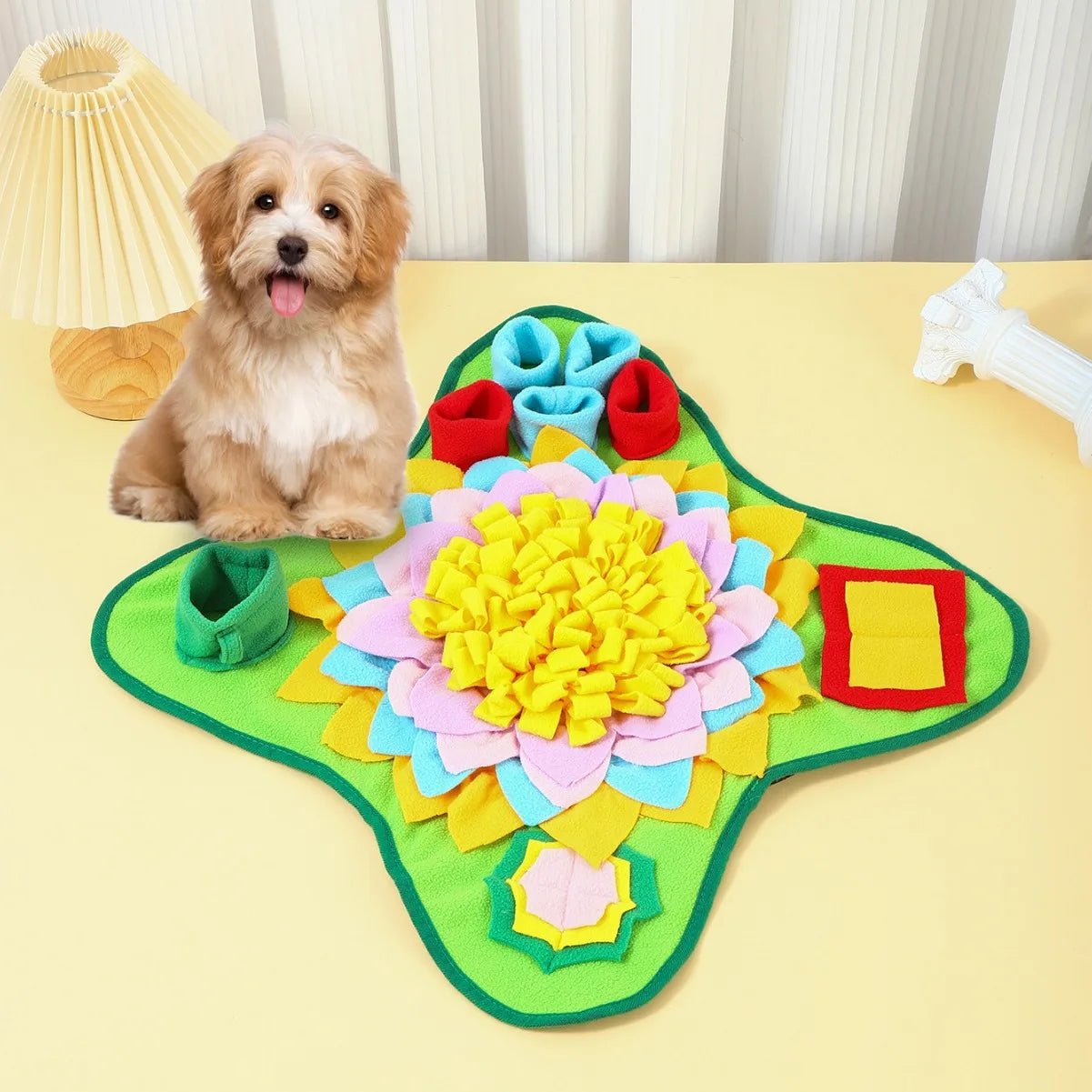 Good Pet Snuffle Mat for Dogs,Interactive Feed Puzzle for Boredom,Encourages Natural Foraging Skills - Kenner House Emporium