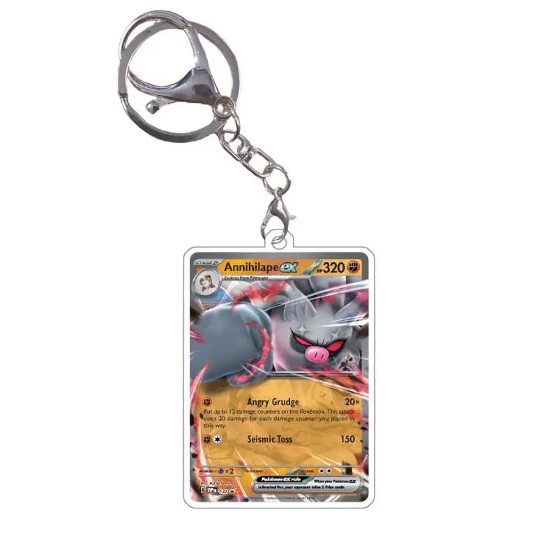 Pokemon Acrylic Small Cards Quaxly Fuecoco Sprigatito Double Sided Pendant Game Props Anime Characters Keychain Game Props Toys - Kenner House Emporium