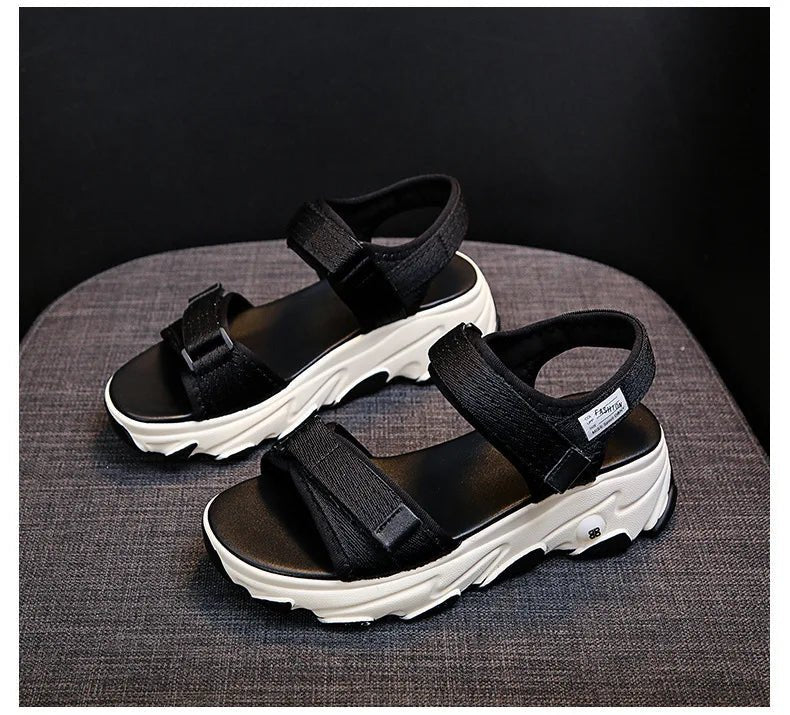 Sandals Women Shoes 2024 New Summer Sports Daddy Fashion Casual Non - Slip Platform non - slip Beach Shoes Sandalias - Kenner House Emporium