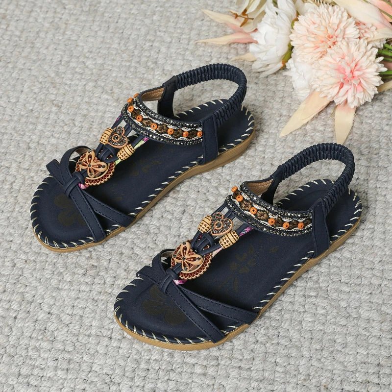 Women's Sandals Bohemian Sandals Outdoor Soft Sole Beach Sandals Platform Lightweight Women Casual Shoes Flat Plus Size Sandal - Kenner House Emporium