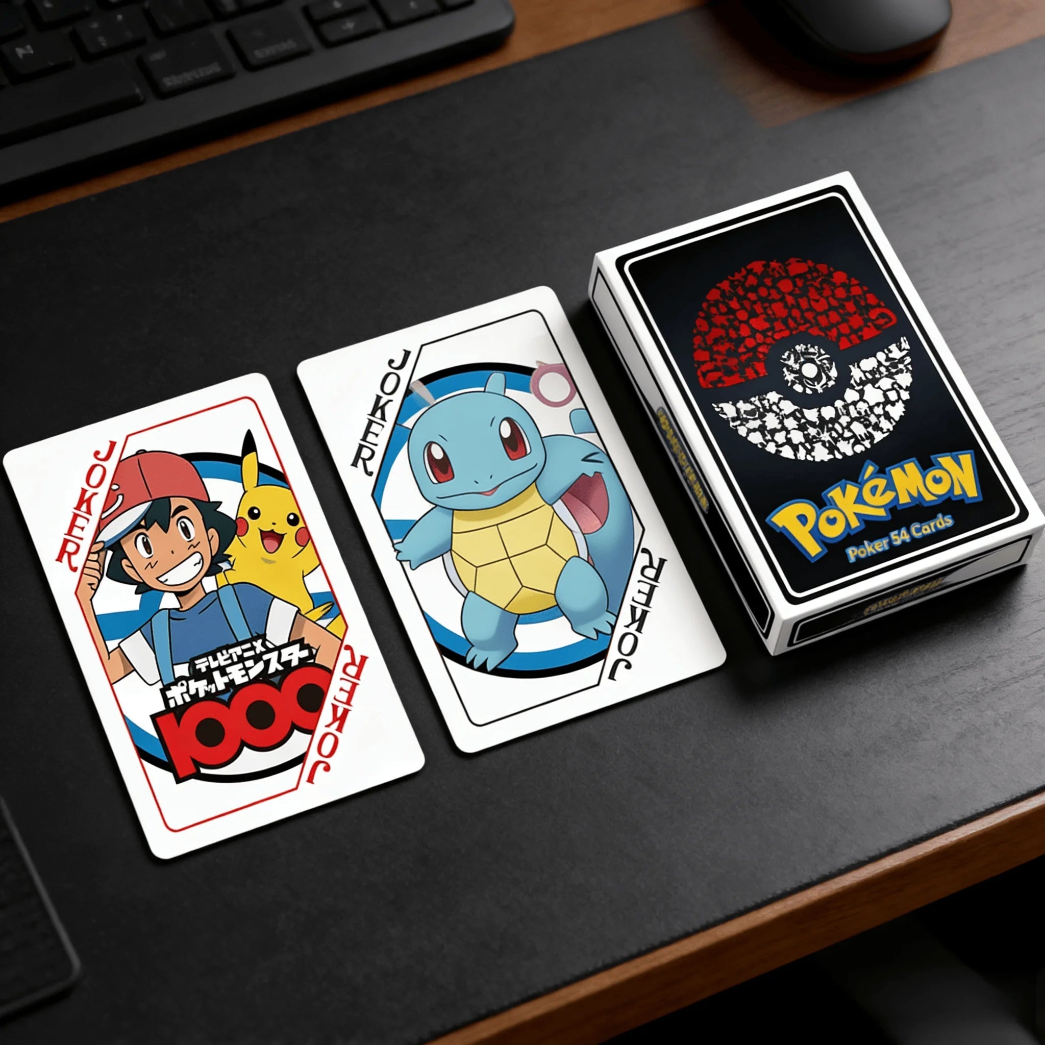 Pokemon Poker playing cards board games child kids toys Children toy deck card game set Cute Cartoon Pikachu Charizard Poke Ball - Kenner House Emporium