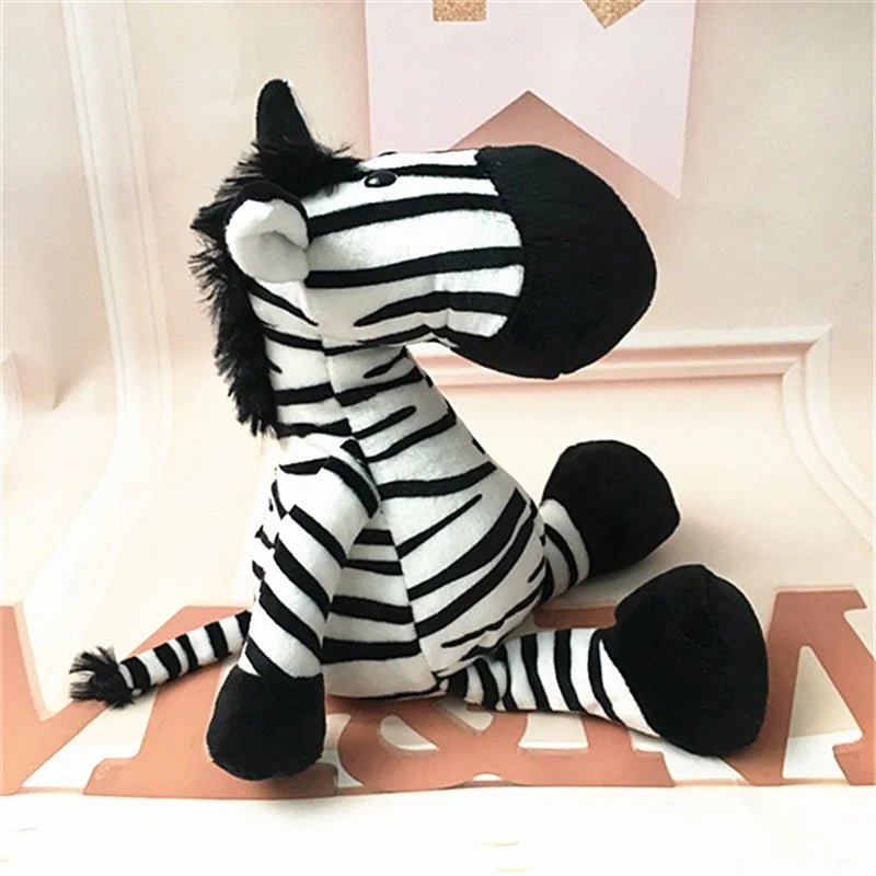 Stuffed Plush Animals Toys Soft Dolls Jungle Lion Elephant Tiger Dog Fox Monkey Deer Children Gift Kawaii Baby Kids Hobbie Toys - Kenner House Emporium
