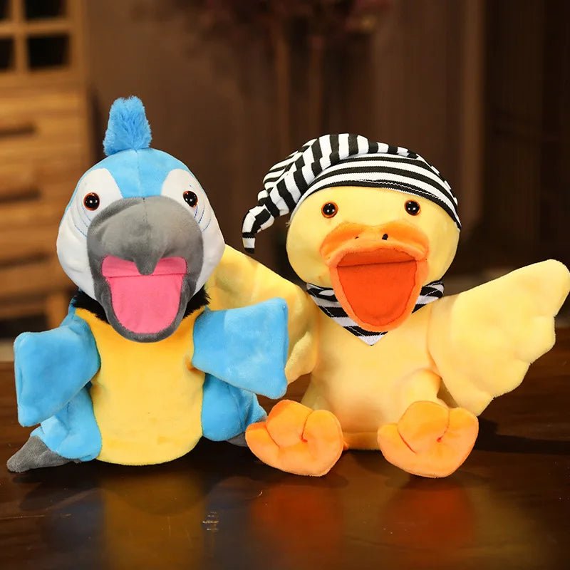 Stuffed Plush Animals Toys Hand Finger Puppet Kawaii Dolls Educational Baby Toys Learning & Education Monkey Tiger Children Gift - Kenner House Emporium
