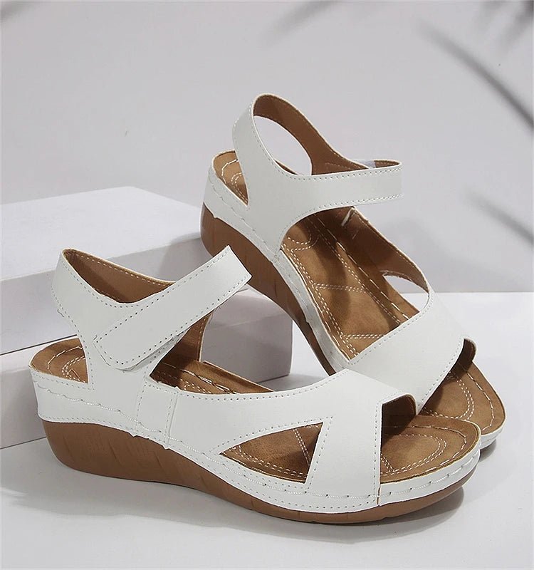 Sandals Women Summer 2026 Wedge Breathable Shoes Woman Outdoor Casual Elegant Women's Sandals Non - Slip Retro Ladies Shoes ﻿ - Kenner House Emporium