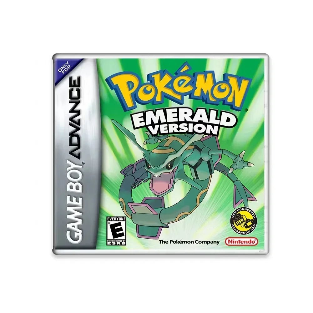 NEW Pokemon Series Emerald FireRed Leafgreen Ruby Sapphire 5 Versions GBA Game in Box for 32 Bit Video Game Cartridge No Manual - Kenner House Emporium