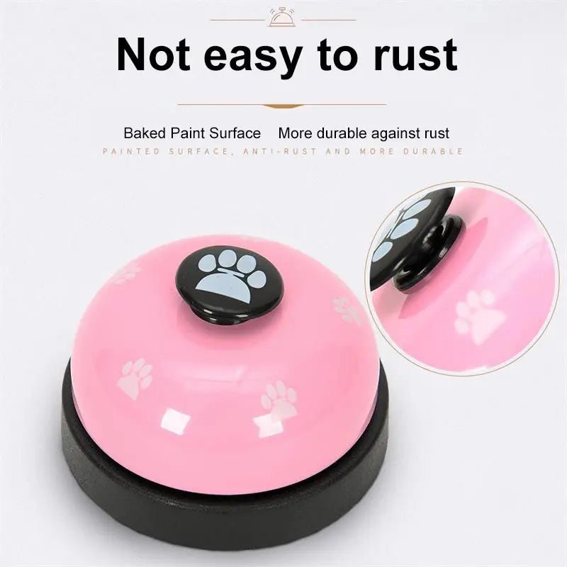 1pc Pet Toy Training Dinner Small Bell Footprint Dog Toys for Teddy Puppy Pet Call Puppy Accessories Pet Toys - Kenner House Emporium
