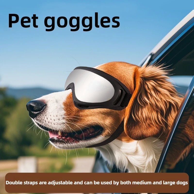 Pet Adjustable Dog Goggles Sunglasses Anti - UV Sun Glasses Eye Wear Protection Black Widely Used Dog Sunglasses Pet Dog Supplies - Kenner House Emporium