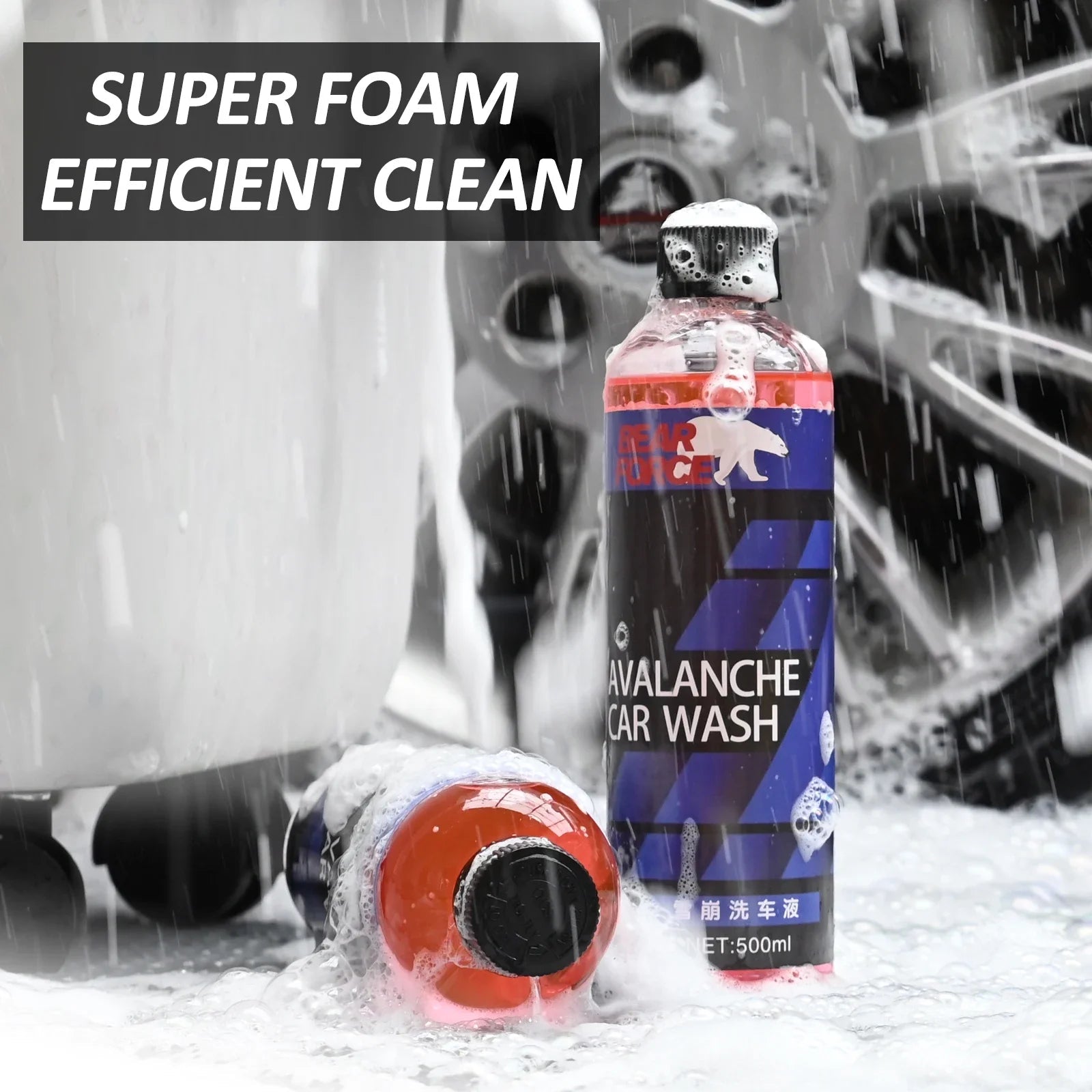 Highly Concentrated Super Suds Car Wash Soap Shampoo Auto Wash Active Foam Cleaner for Snow Foam Lance / Foam Cannon - Kenner House Emporium