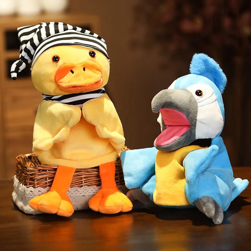 Stuffed Plush Animals Toys Hand Finger Puppet Kawaii Dolls Educational Baby Toys Learning & Education Monkey Tiger Children Gift - Kenner House Emporium