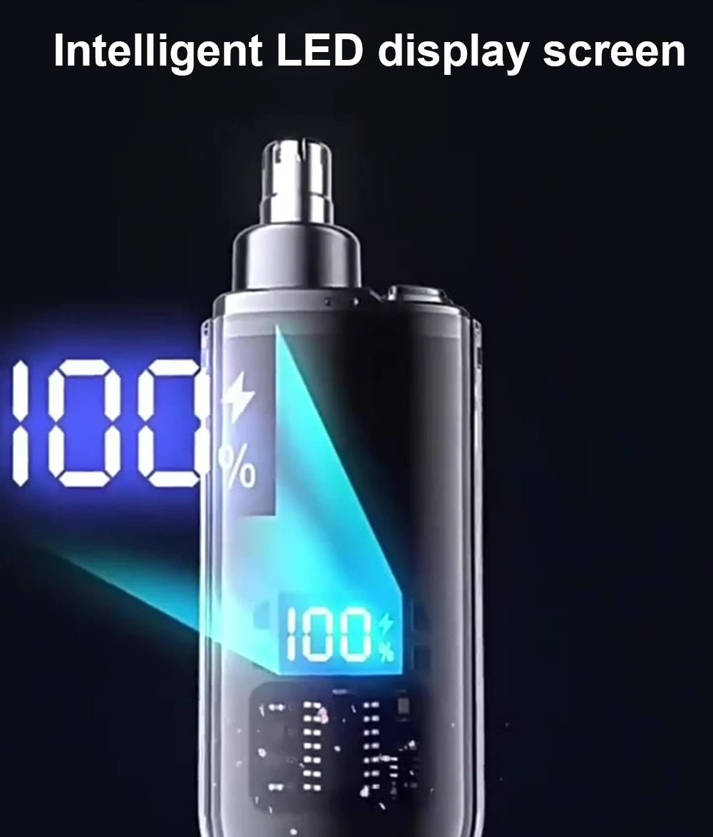 Nose Hair Trimmer Rechargeable Electric Nose Hair Remover Men Eyebrow Hair Shaving Razor Mini Pocket Portable Nose Hair Clipper - Kenner House Emporium
