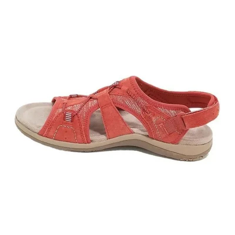 Women Fashion Women Flats Outdoor Beach Sandals Low Top Round Toe Casual Sports Comfortable Fish Mouth Opened Toe Sandals 2024 - Kenner House Emporium
